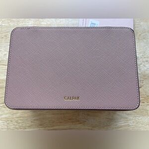 Calpak travel Jewelry case in Mauve, NWT